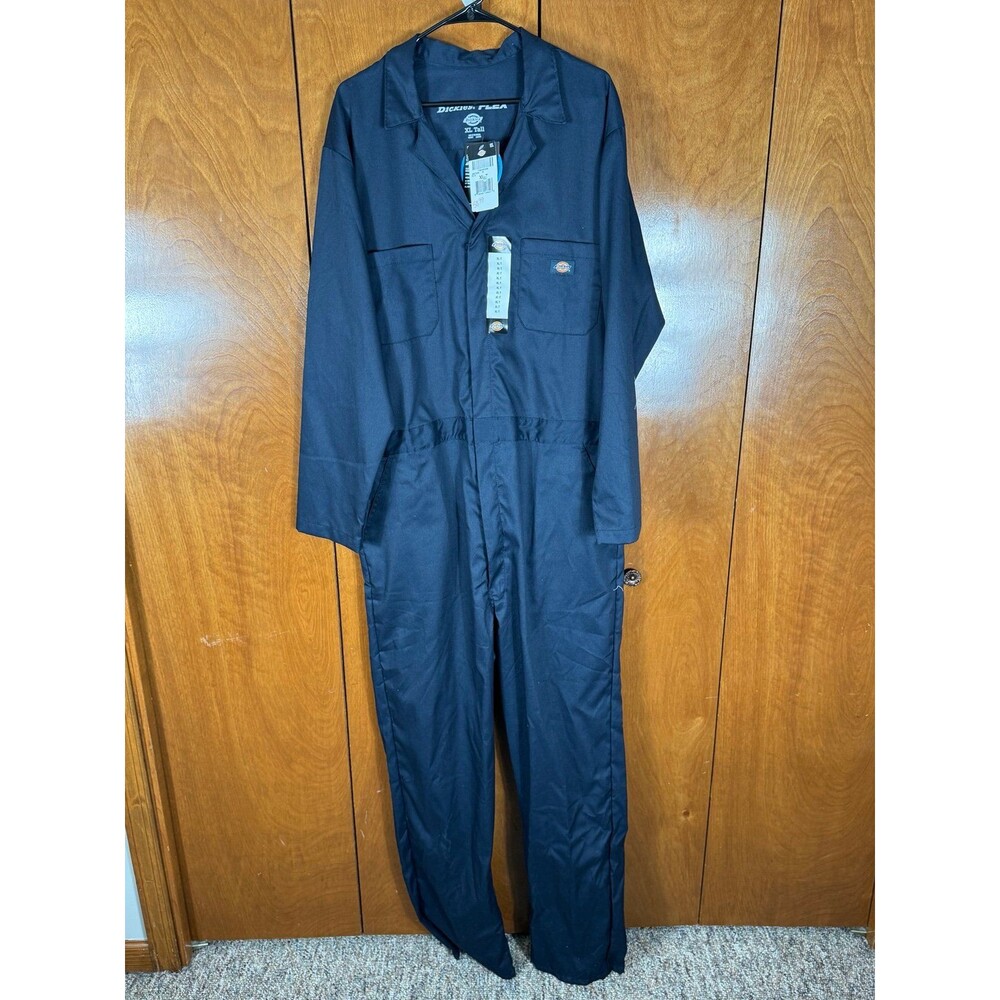 NWT New Dickies Men's Flex Performance Coverall Temp-iQ Dark Navy Size XL Tall